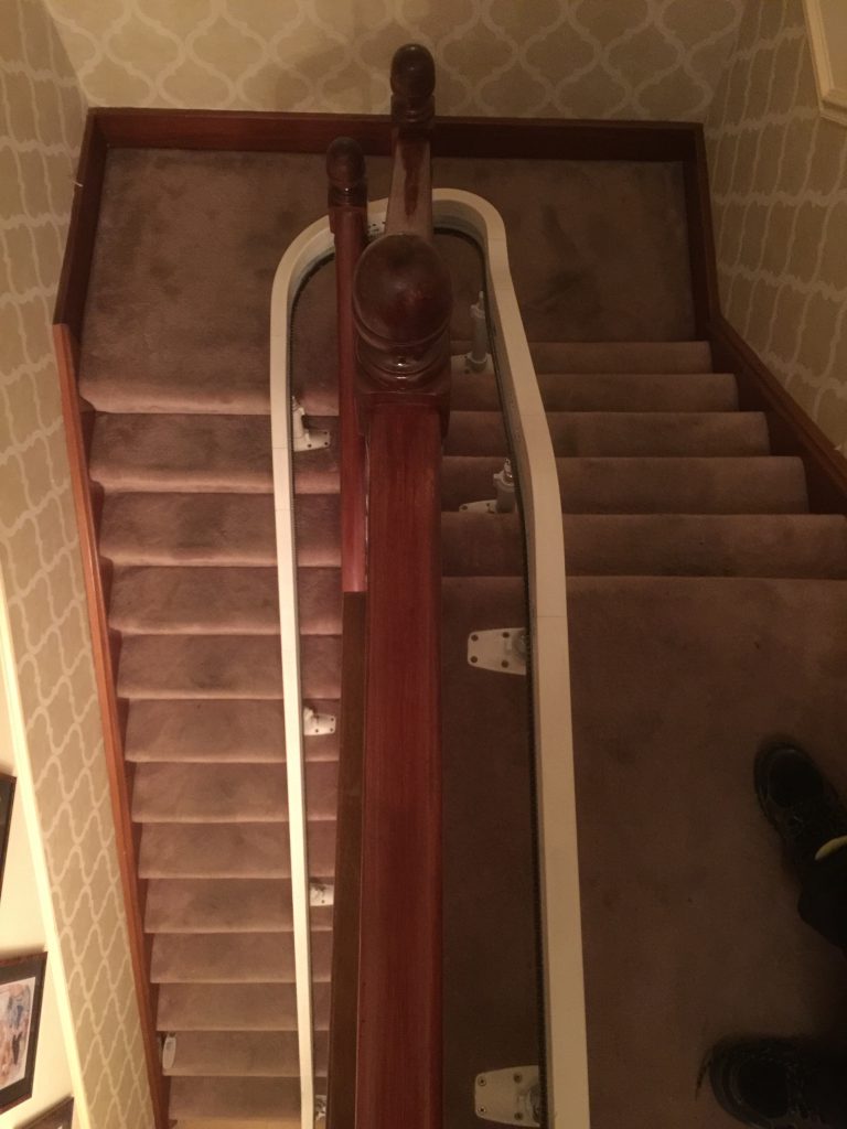 Acorn Curved Stairlift For Curved Staircases Rail