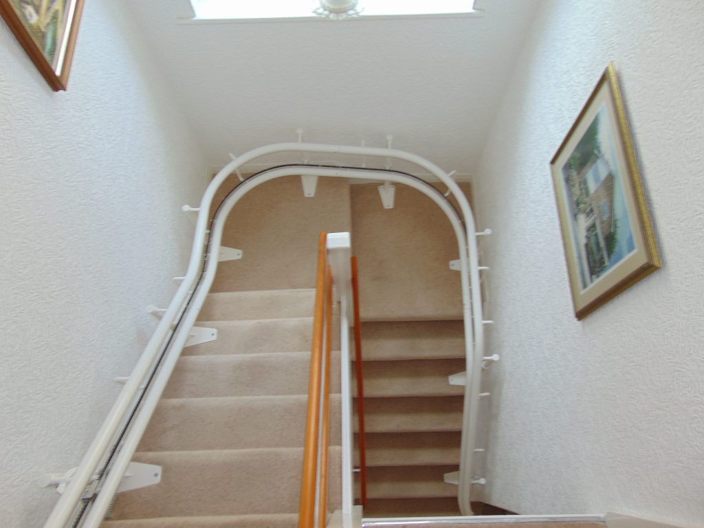 Stannah Sienna Curved Stairlift Chairlift Double Rail Track