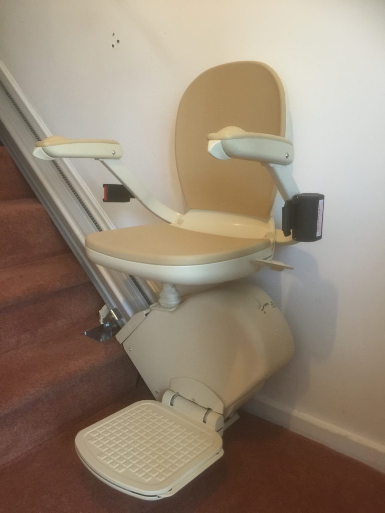 Straight Stairlift after Halton Stairlifts Installation