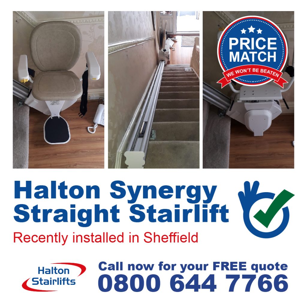 Halton Bespoke Synergy Straight Stairlift Fitted In Sheffield Yorkshire-01