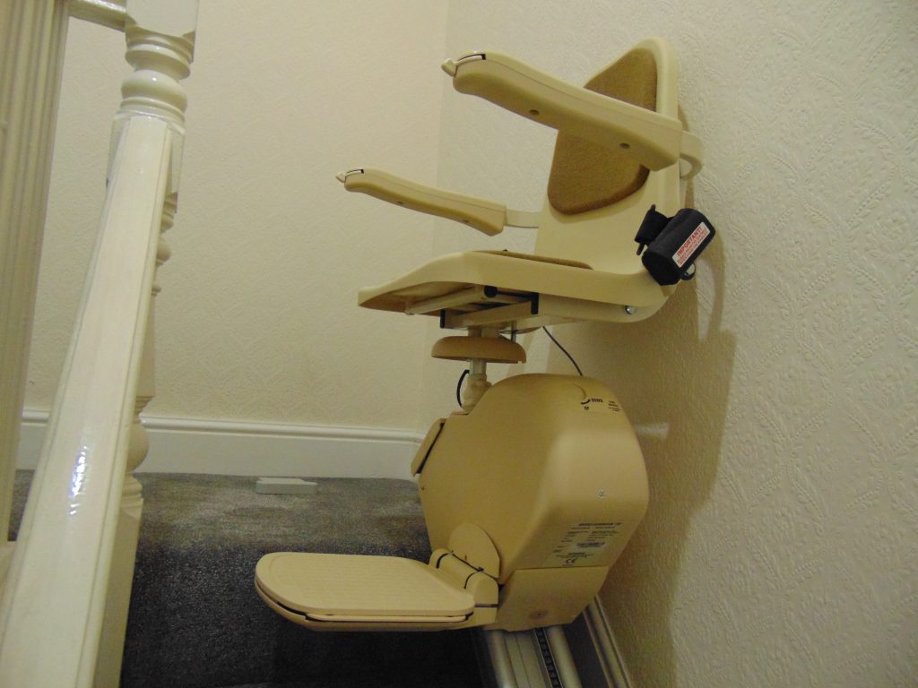 Brooks 120 Upstairs Folded Stairlift
