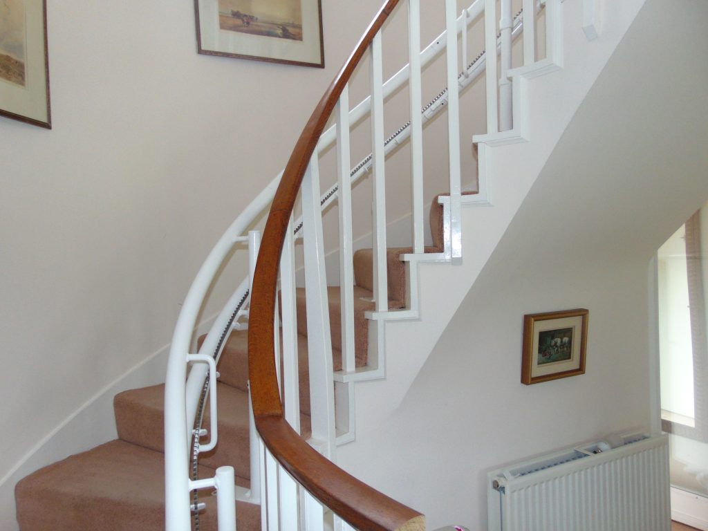 Halton Signature Spiral Curved Stair Lift Chairlifts Internal Bends Stair Lifts - Stair Costs