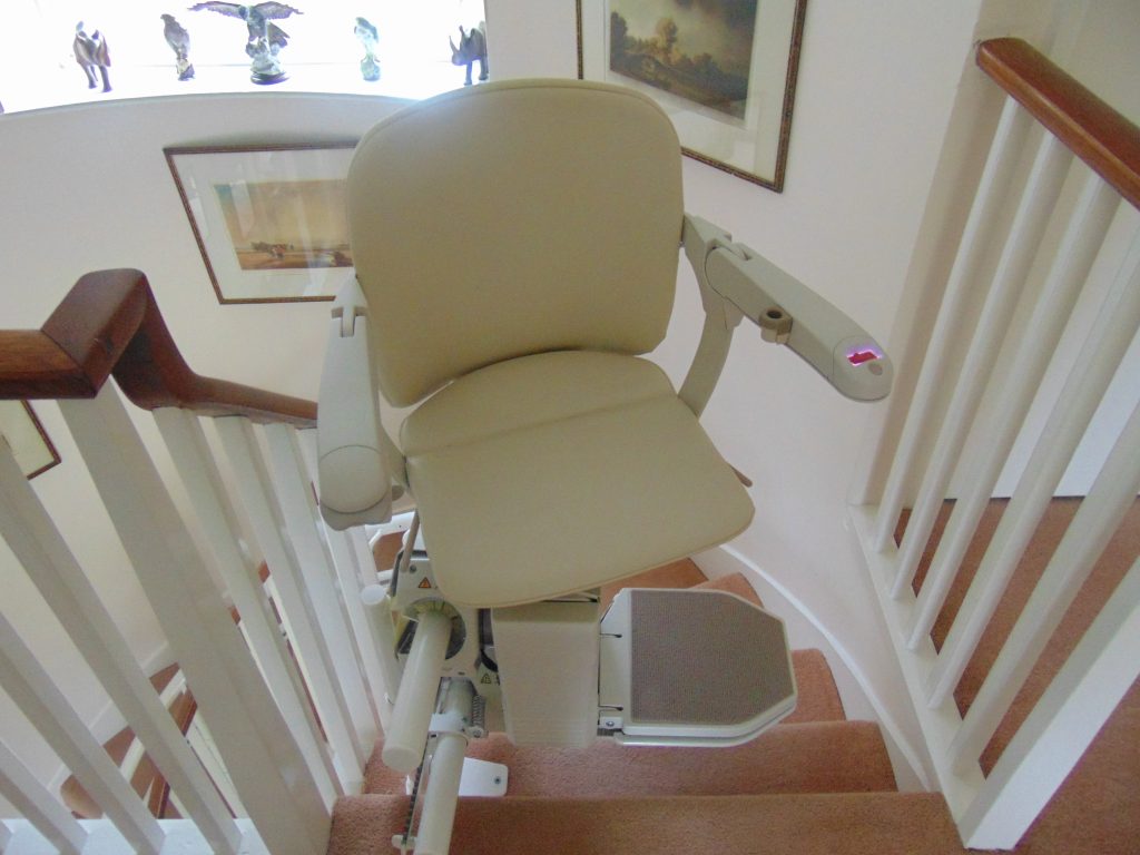 Halton Stairlifts Swivel Seat Powered Swivel Turning Chair 01