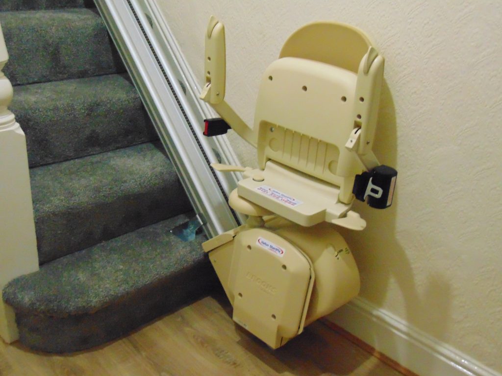 Reconditioned Brooks 130 Slimline Stairlift Folded 04