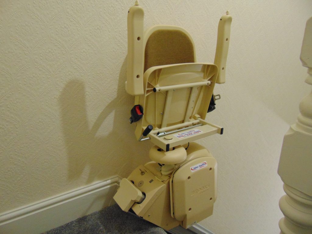Stairlift Top Of The Stairs Unfolded Brooks Budget