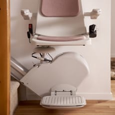 No hinged rail stairlift | halton stairlifts No hinged rail stairlift | halton stairlifts