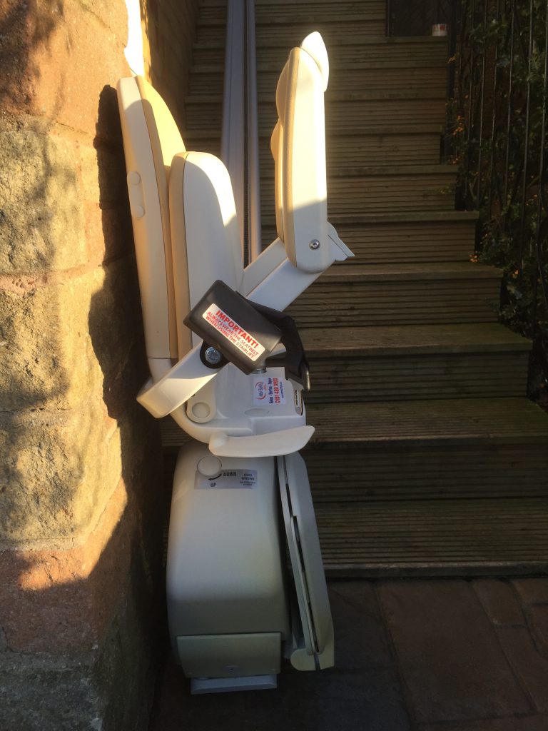 Acorn Brooks Outdoor Stairlift | Slimline Straight Stairlifts Gallery