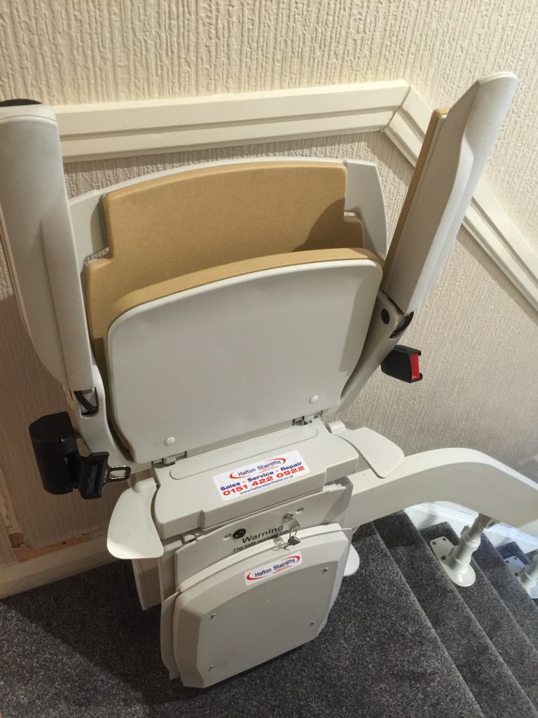 Acorn Curved Stairlift For Curved Staircases Folded