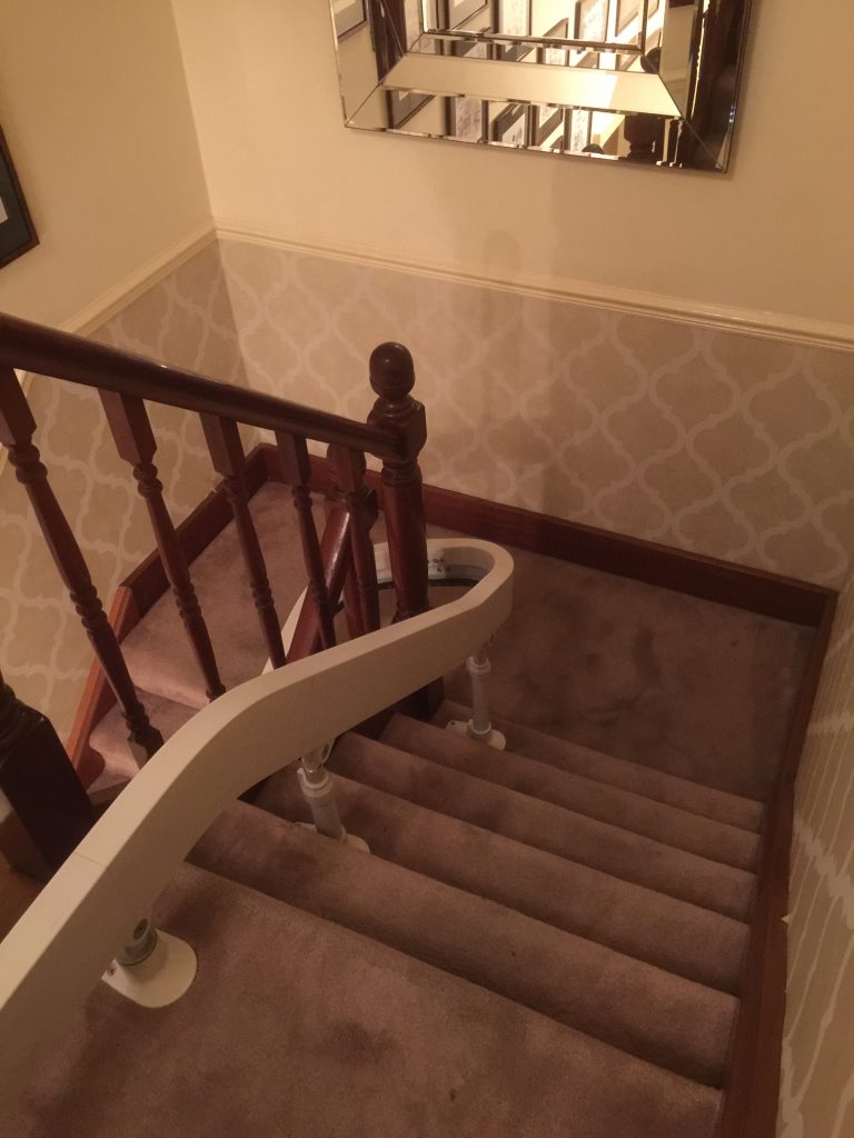 Acorn Curved Stairlift For Curved Staircases Rail