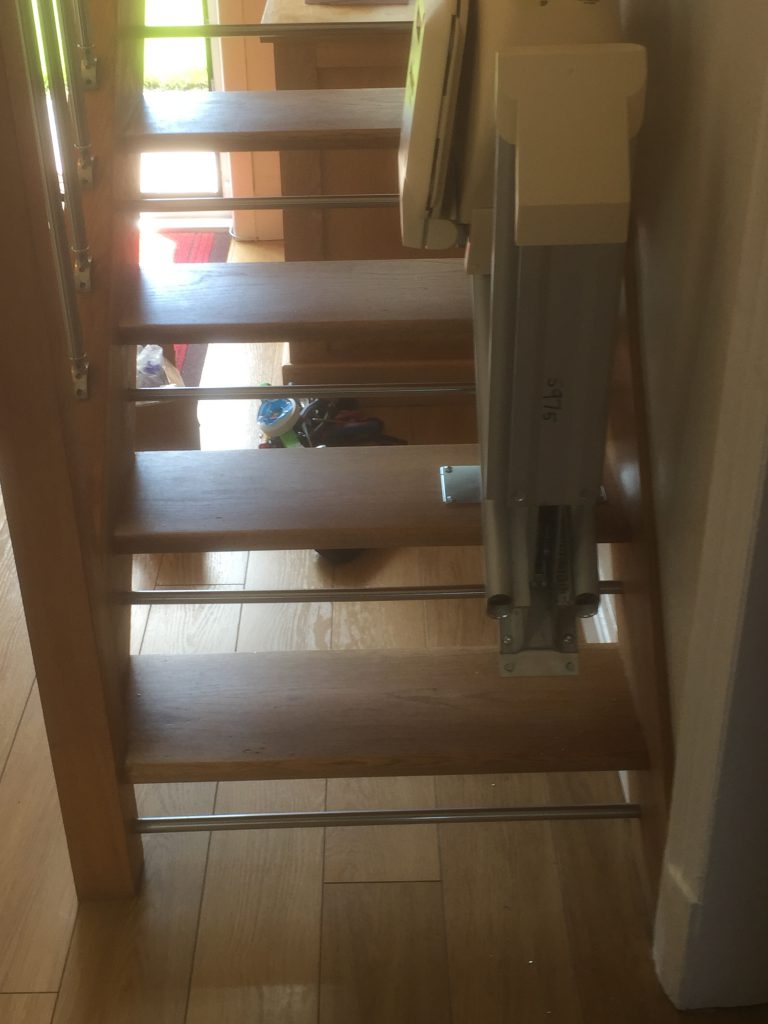Acorn Slimline Stairlift Hinged Track