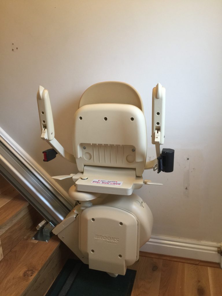 Folded Brooks Stairlift