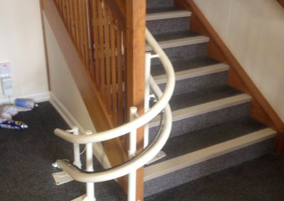 Halton Curved Reconditioned Stairlifts For Curved Stairs