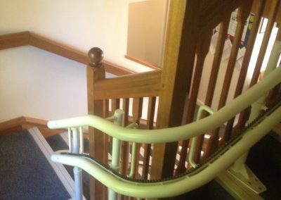 Halton Curved Reconditioned Stairlifts For Curved Stairs
