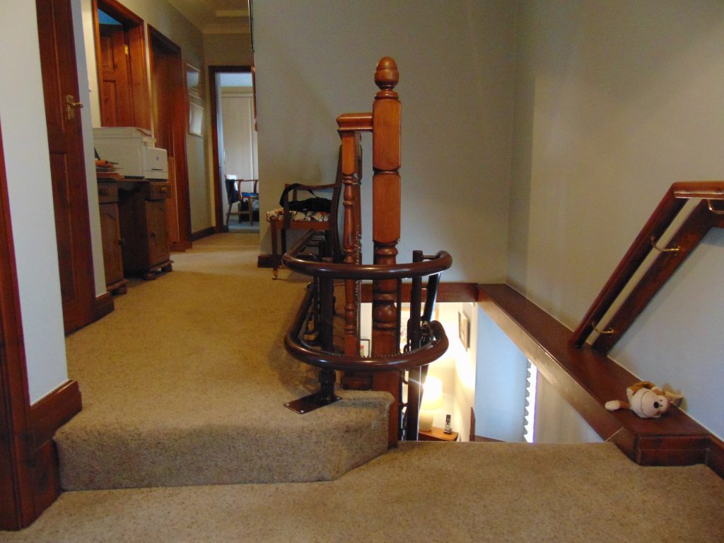 Halton Curved Signature Stairlift Fully Bespoke For Curved Stairs