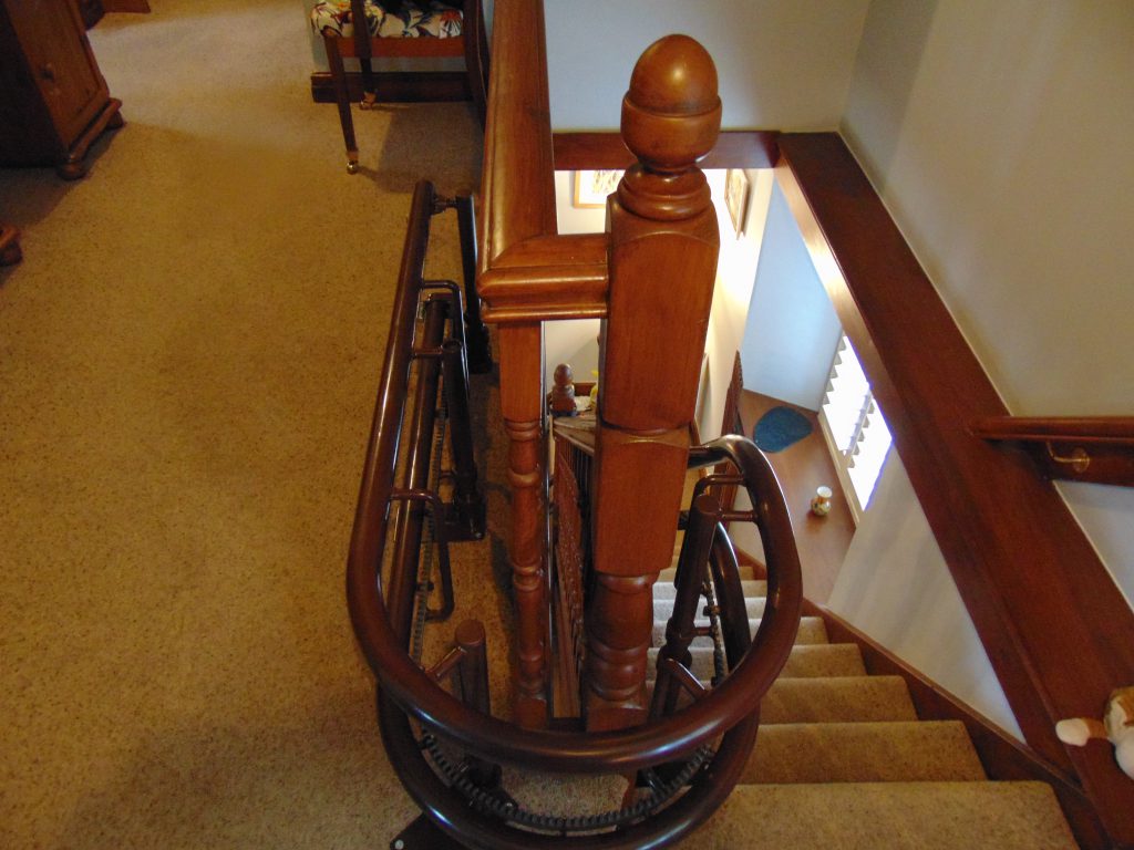 Halton Curved Signature Stairlift Fully Bespoke For Curved Stairs