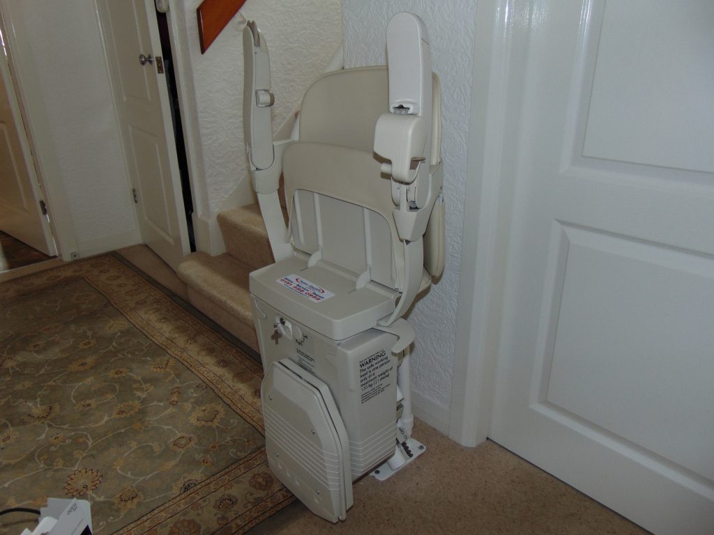 Folded stairlift