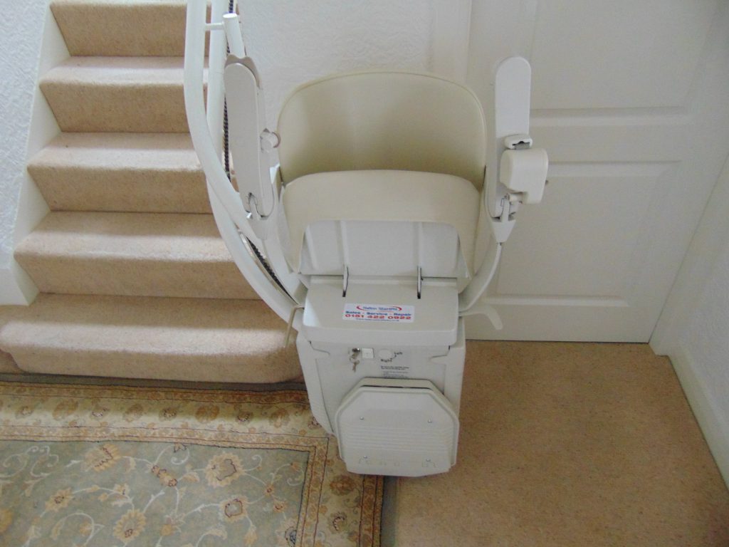 Halton Signature Curved Stairlift Track Folded
