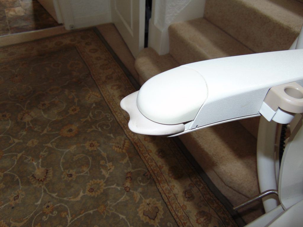 stairlift arm rest directional controls