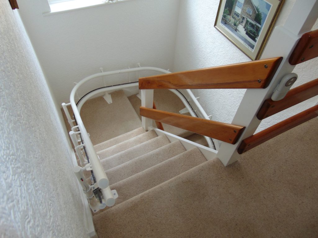 Halton Signature Curved Stairlift Track