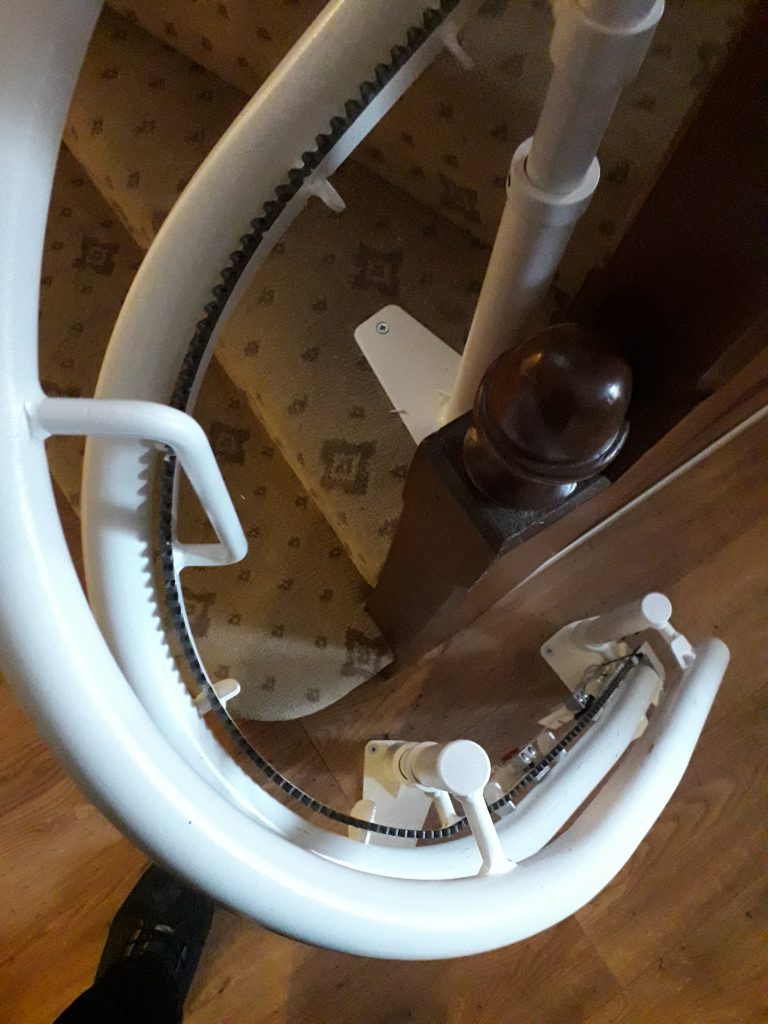 Halton Signature Curved Stairlift Track