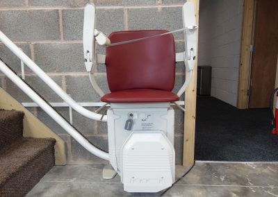 Halton Stairlifts Workshop Curved StairliftHalton Stairlifts Workshop Straight Stairlift