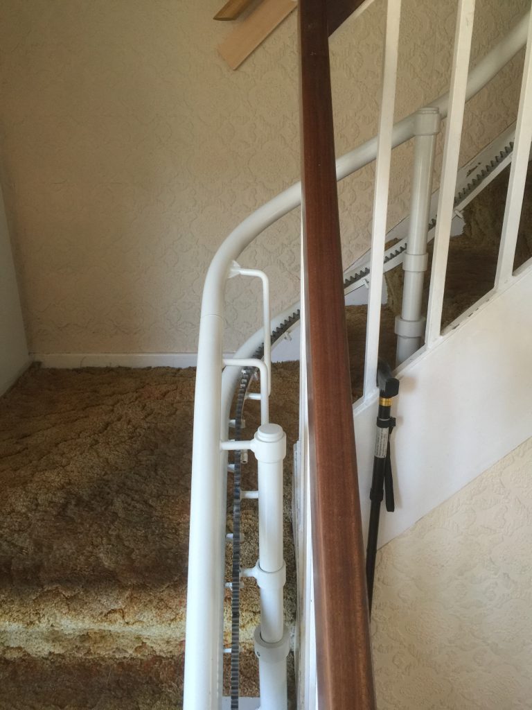 Platinum Ultimate Curved Stairlift Rail