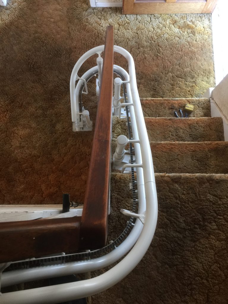 Platinum Ultimate Curved Stairlift Rail