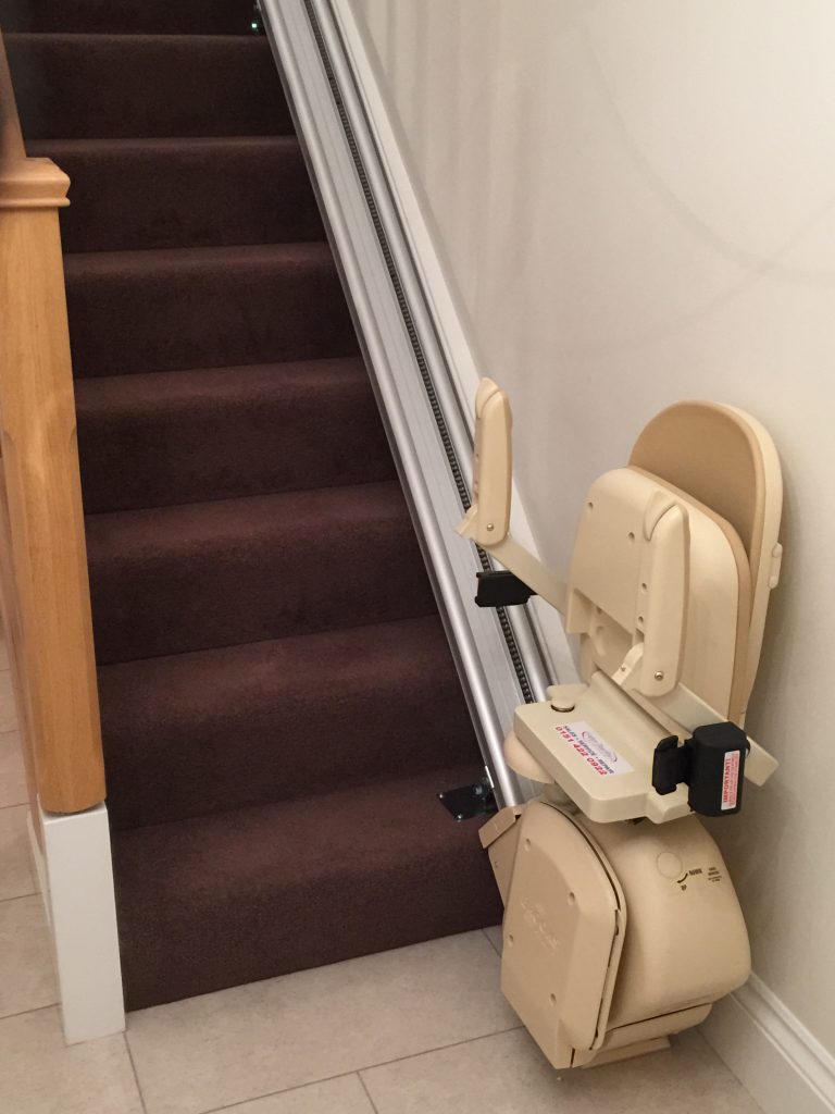 Folded Reconditioned Brooks 130 Stairlift