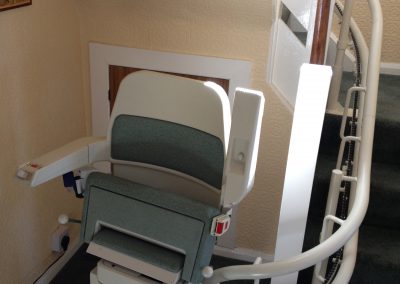 Stannah Curved Chairlift Folded