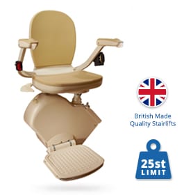 New Brooks Heavy Duty Stairlift (Upto 25st) | Halton Stairlifts