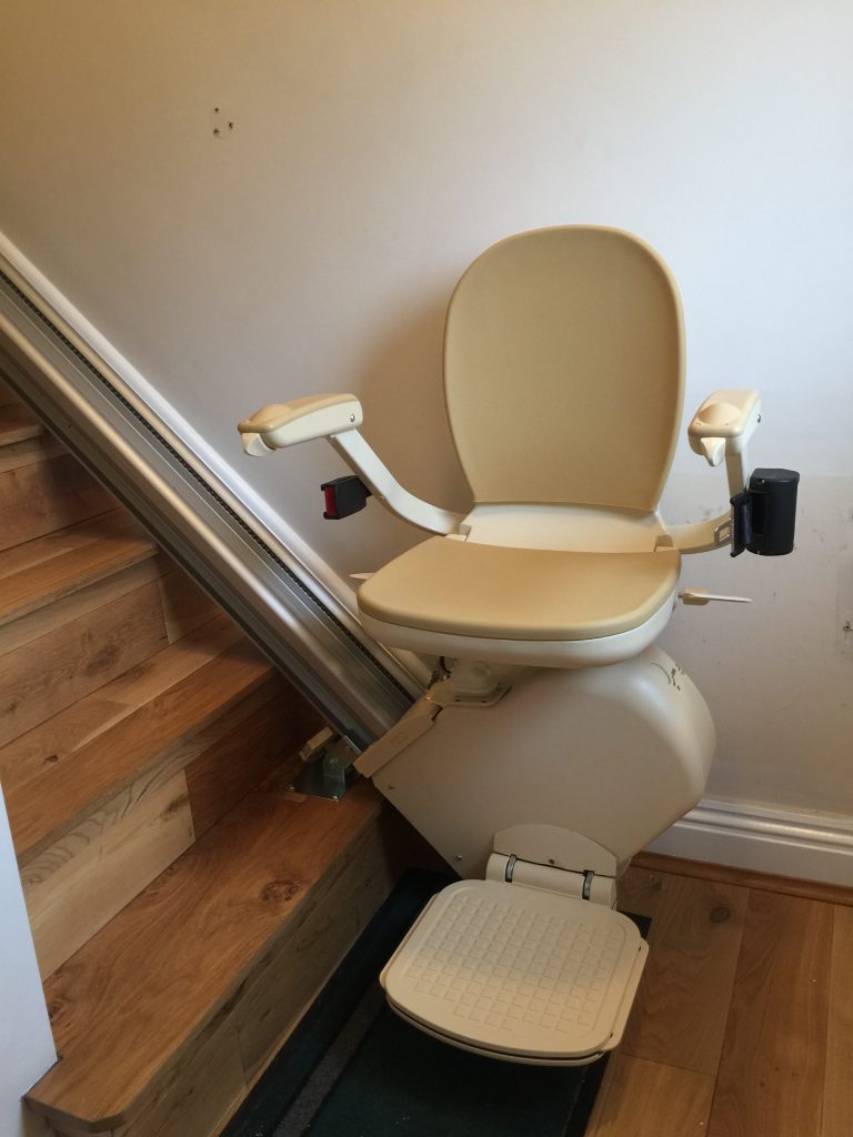 Unfolded Brooks Stairlift | Slimline Straight Stairlifts Gallery