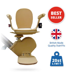 Reconditioned Brooks Slimline Stairlift | Straight Stairlifts | Halton Stairlifts