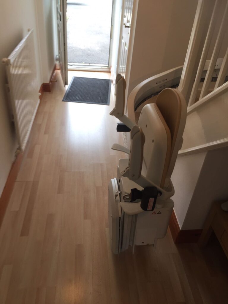 Brooks Acorn Curved Stairlift Single Rail Chairlifts