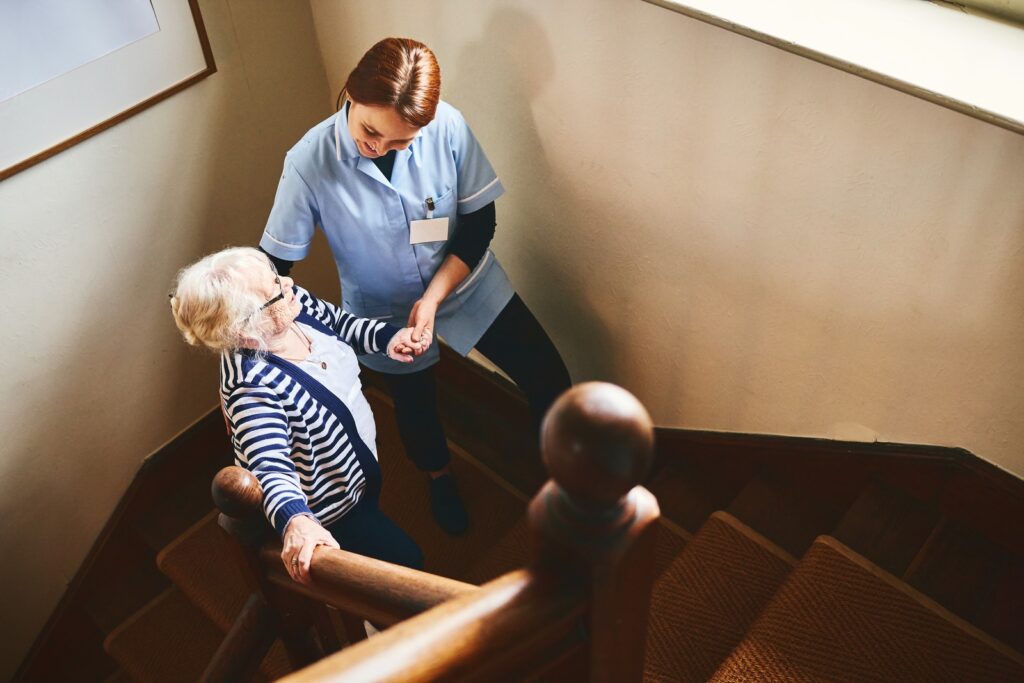 how to prevent falls on the stairs