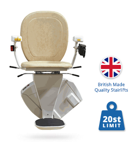 New Brooks Slimline 130 T700 Stairlift (upgraded seat) | Halton Stairlifts