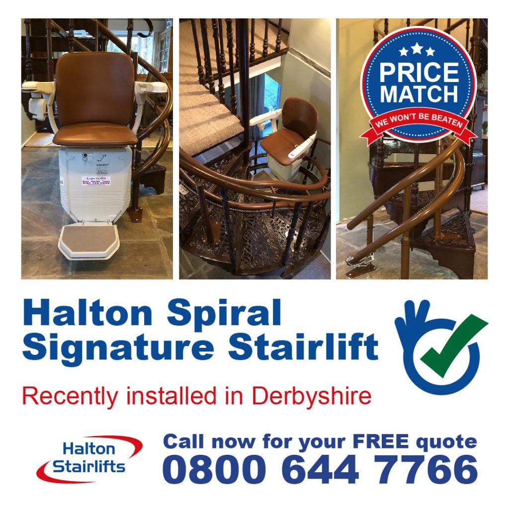 HS Spiral Signature Stairlift Derbyshire
