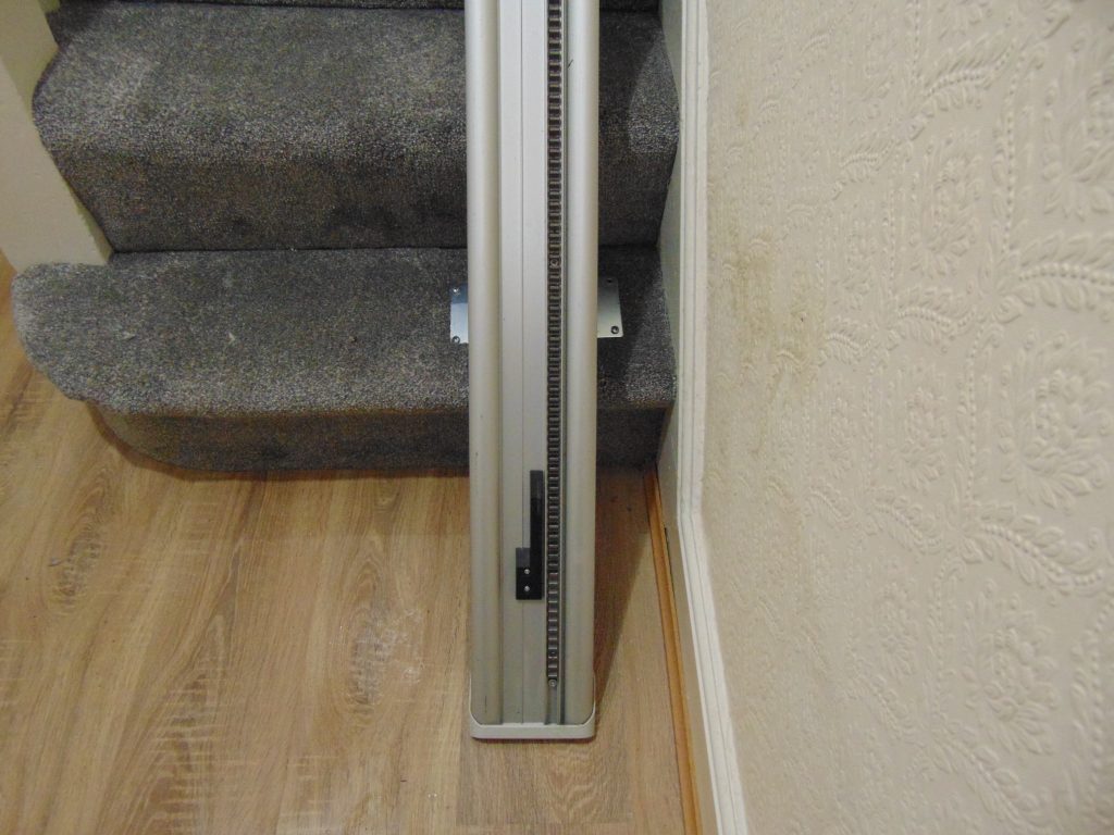 Bottom Of Slimline Stairlift Track