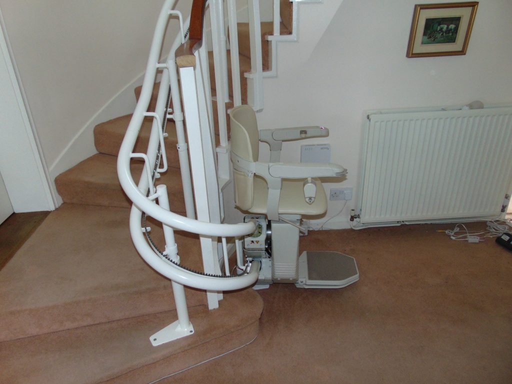 Curved Dog Leg Stair lIfts Stannah Stair Lifts Chairlifts