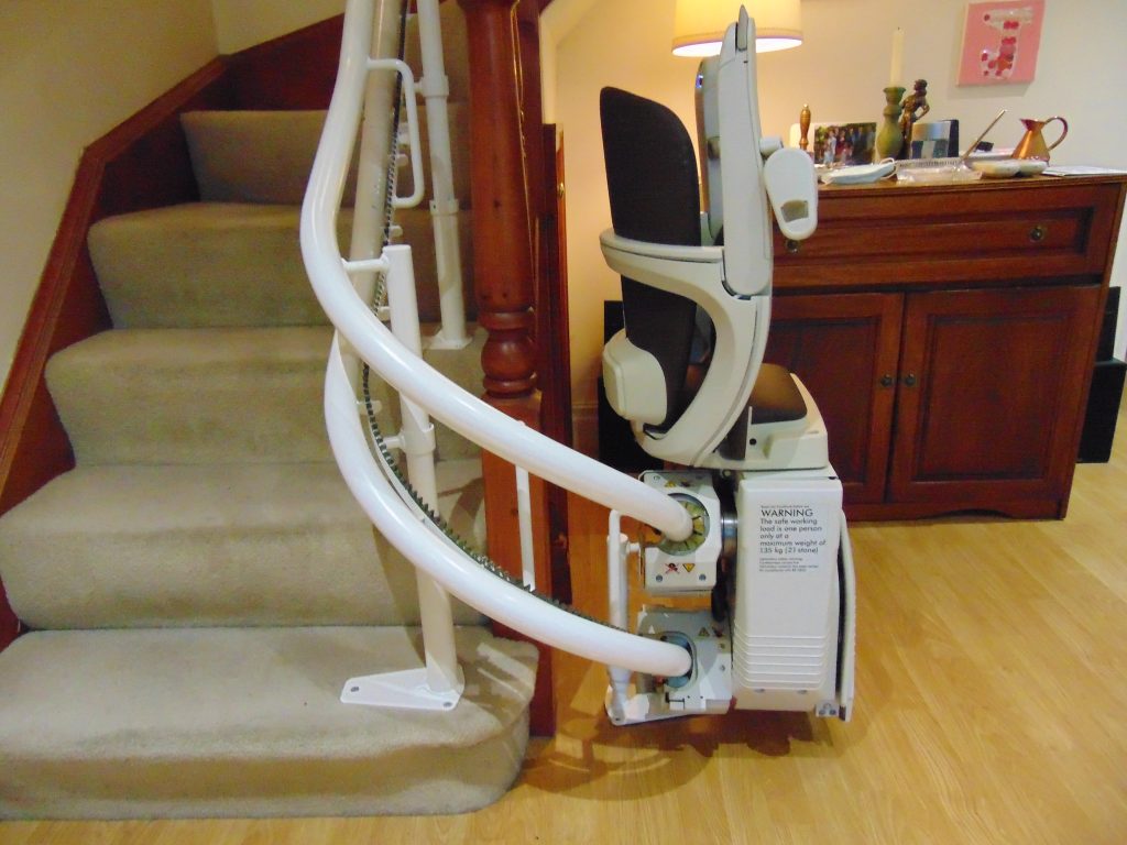 Curved Stannah 260 Image Stair Lift