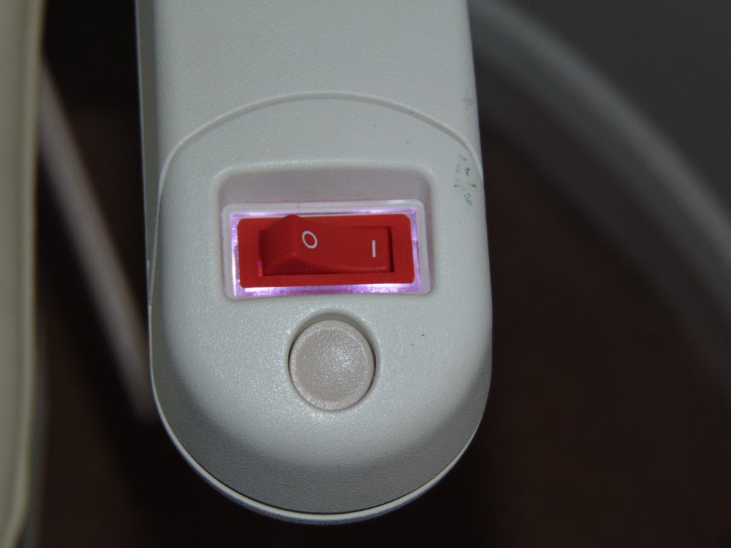 Halton Signature Curved Stair Lift Arm On Off Switch Powered Footrest Control