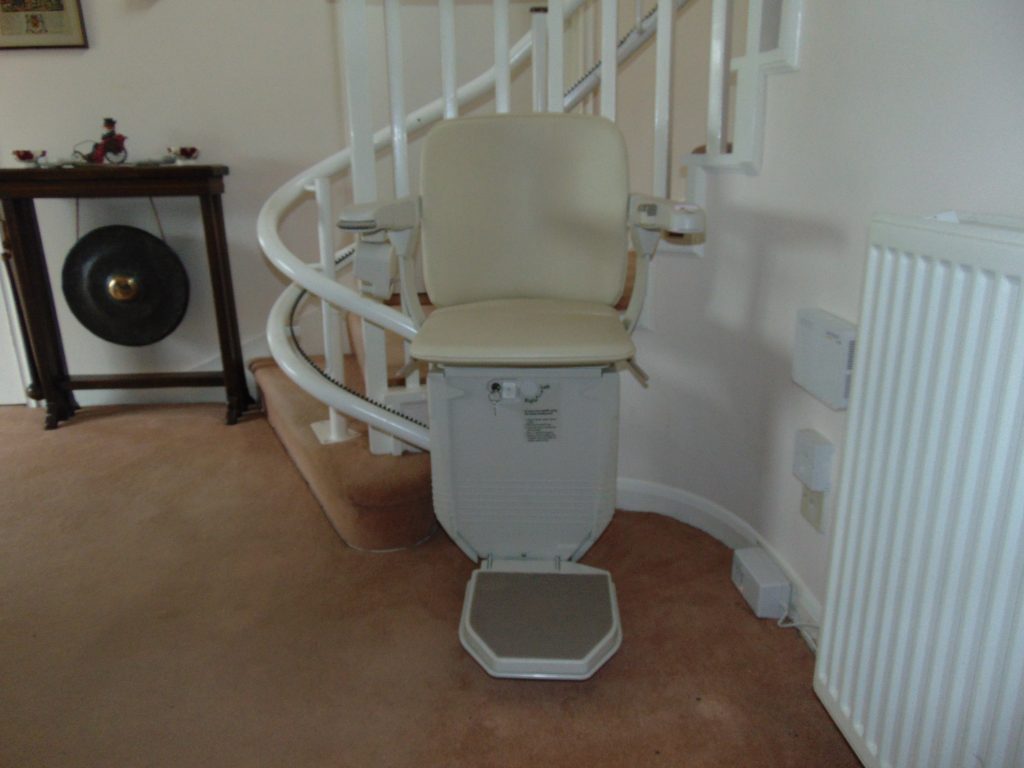Halton Spiral Internal Rexconditioned Curved Used Stair Lifts