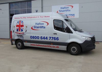 Halton Stairlifts Curved Installation Van