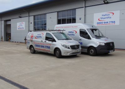Halton Stairlifts Large Medium Installation Stairlifts Van