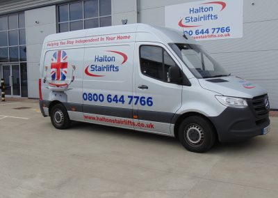 Halton Stairlifts Large Van Curved 180 T565 Van