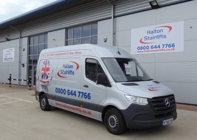 Halton Stairlifts Large Van Curved Chairlifts