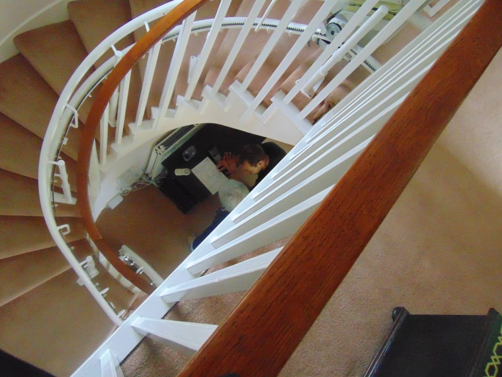 Internal Spiral Curved Stairlift Rail - Track