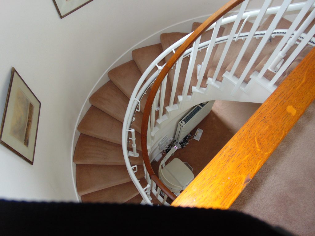 Stannah 260 Starla Spiral Curved Stair Lift Chairlifts Internal Bends Stair Lifts How Much Does a Stair Lift Cost
