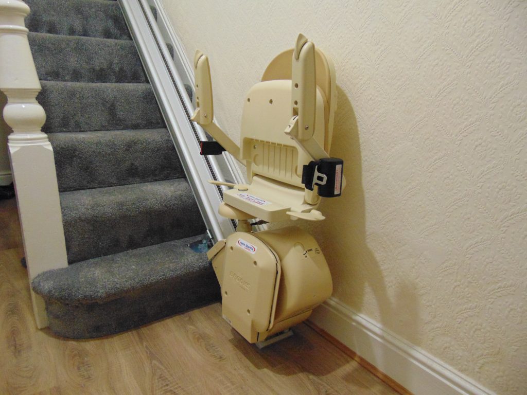 Stannah T700 Slimline Stairlift Folded