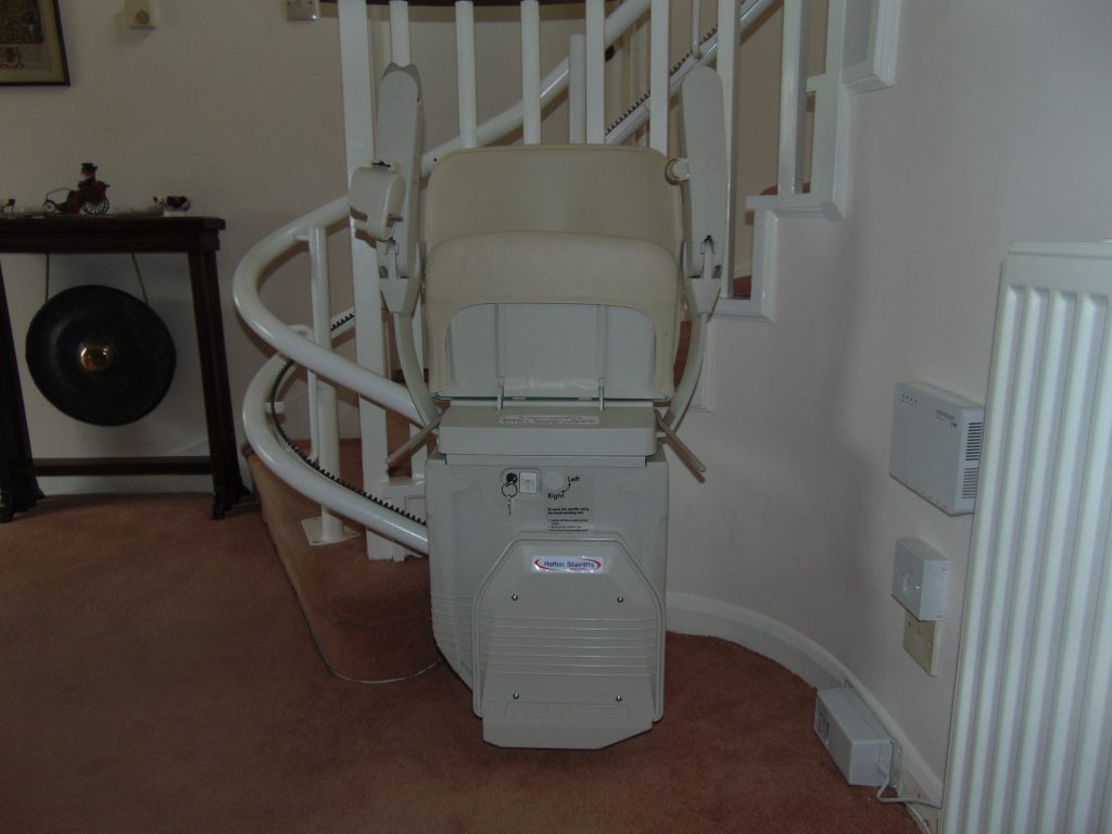 What Does a Stannah Curved Stairlift Look Like