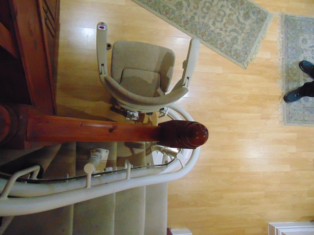 stannah stairlifts interanl 180 wrap bend un-folded